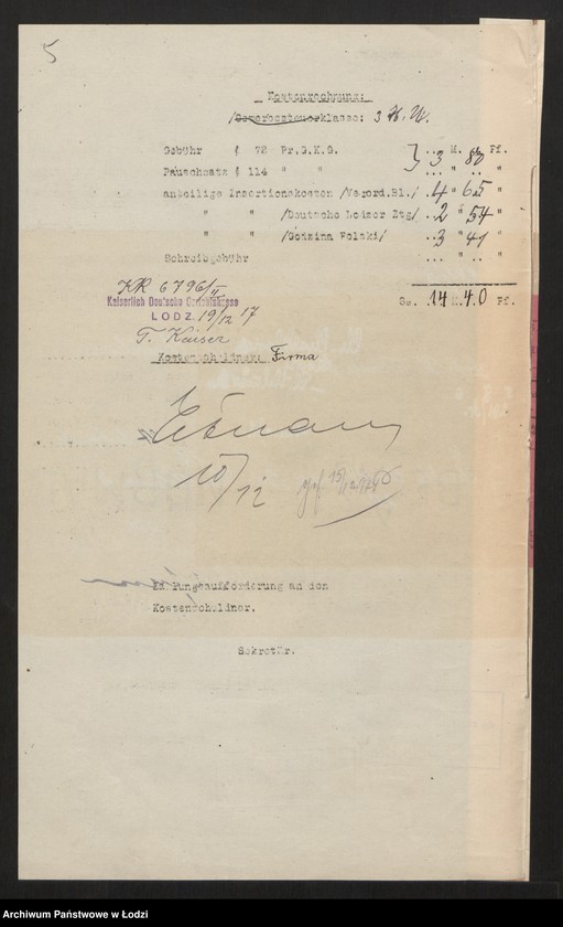 Obraz 7 z jednostki "Chaskel Chasklowicz - kupiec i krawiec"