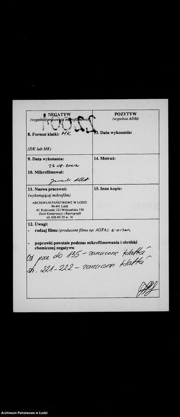 Obraz 3 z jednostki "Kripo.Unterlagen 2400-2600 [Dokumenty konfiskaty majątku ruchomego u Żydów]"