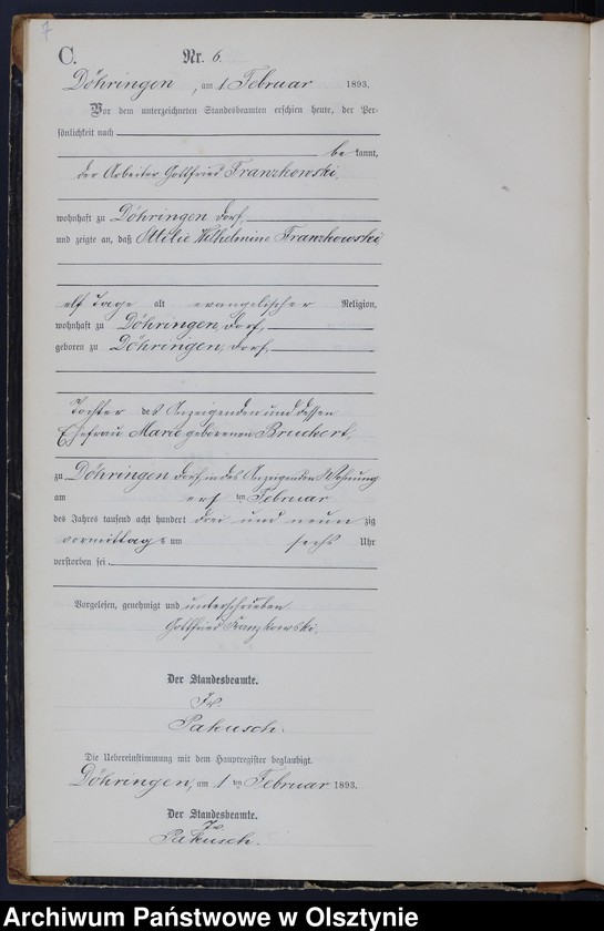 image.from.unit.number "Sterbe-Neben-Register Nr 1 - 65"