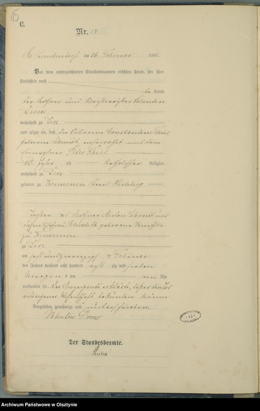 image.from.unit.number "Sterbe-Haupt-Register Nr 1 - 60"