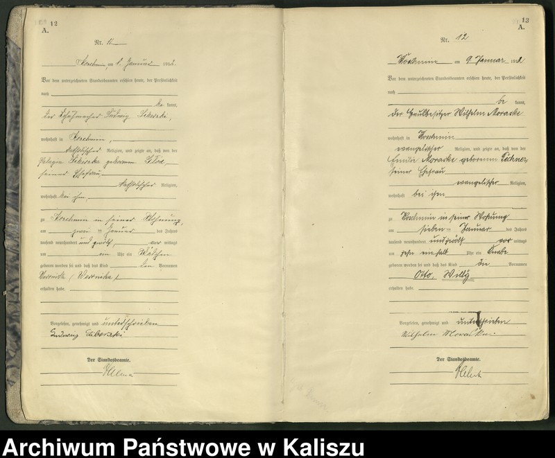 Obraz 10 z jednostki "[Księga urodzeń]"