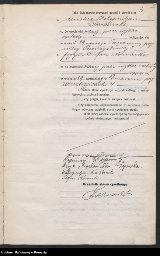 Obraz 5 z jednostki "Księga miejscowa małżeństw tom IV [Rejestr główny małżeństw]"