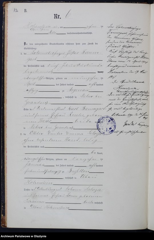 image.from.unit.number "Heirats-Neben-Register Nr 1 - 17"