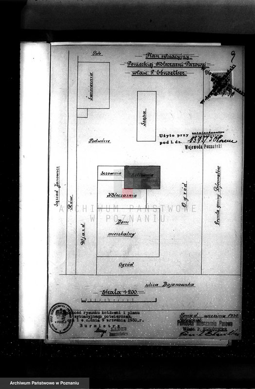 Obraz 14 z jednostki "Mleczarnia parowa /wł. Ebnother/ w Poniecu pow. gostyński nr woj. kotła 6469"