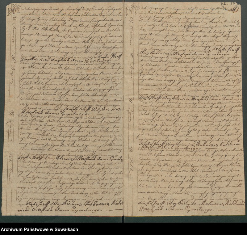 image.from.unit.number "Akta Zeyscia Stanu Cywilnego Gminy Kaletnickiey, od 1-go Stycznia 1816 do ostatniego Grudnia tegoż Roku."