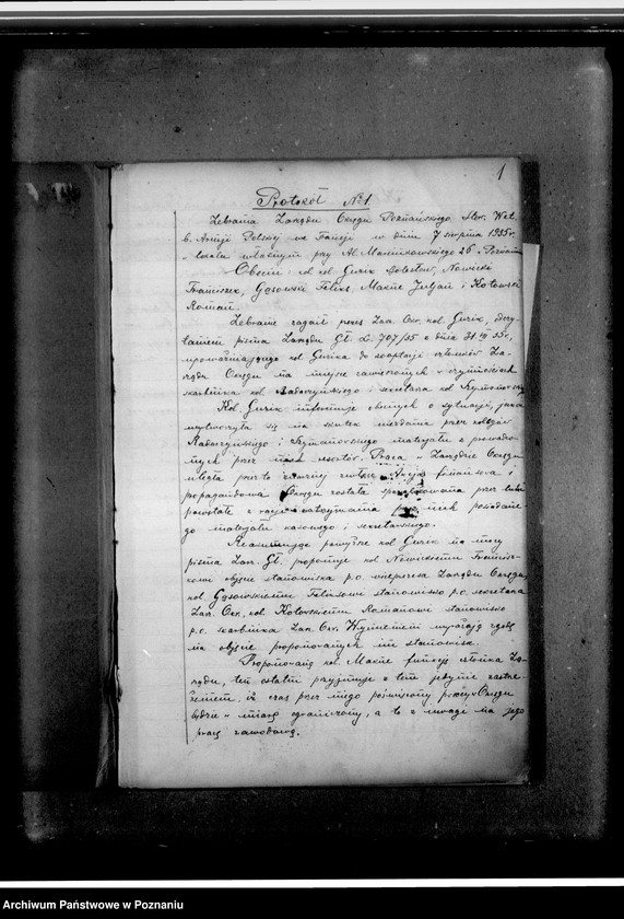 Obraz 5 z jednostki "Protokoły zebrań Zarządu Okręgu Poznańskiego"