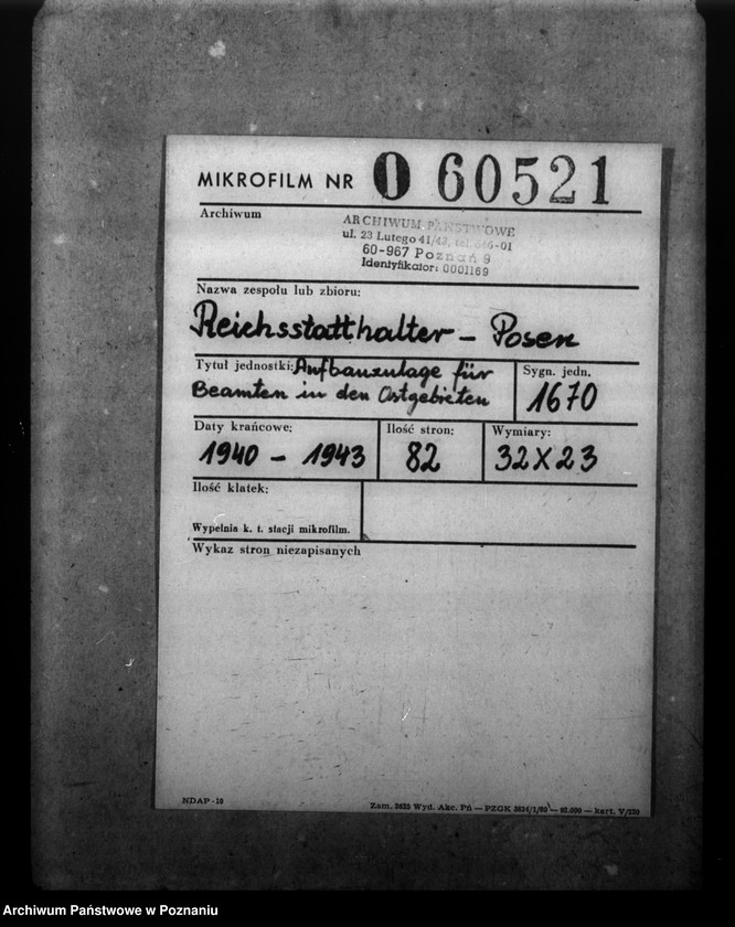 Obraz 2 z jednostki "Aufbauzulage für Beamten in den Ostgebieten"