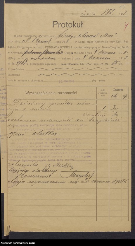 Obraz 17 z jednostki "Moszek Aron Mesch- sprzedaż dziecinnej garderoby"