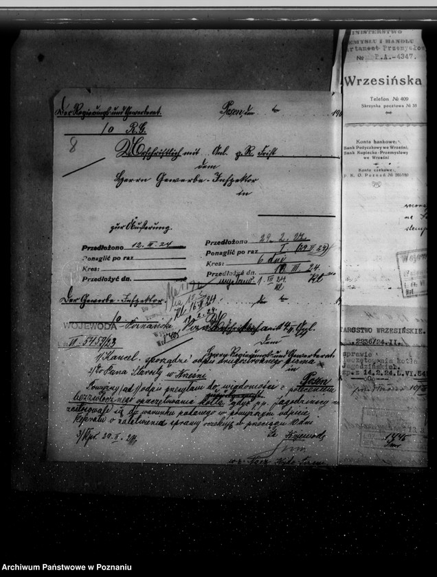 Obraz 13 z jednostki "Fabryka Marmelady Cz. Kostańskiego w Poznaniu Zawady 6 nr woj. 197 /poprzedni własność Fabryka Cykorii i Kawy Słodowej we Wrześni/"