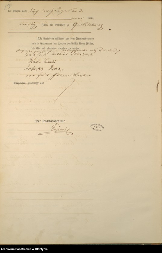 image.from.unit.number "Haupt-Heirats-Register Nr 1 - 13"