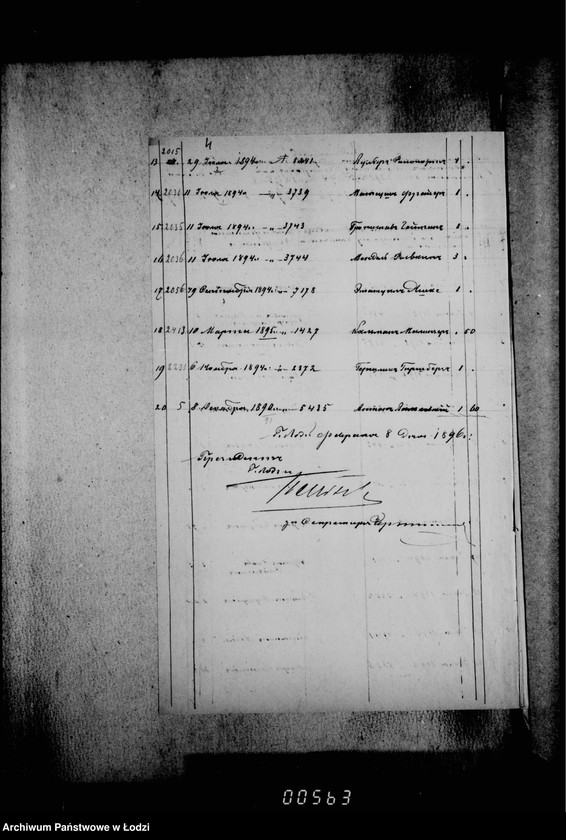 Obraz 8 z jednostki "O složenji so sčetov raznych sudebnych štrafov"