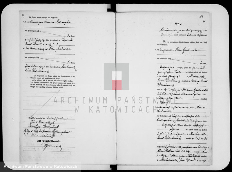 image.from.unit.number "Księga małżeństw za rok 1877 [nr 1 - 56]"