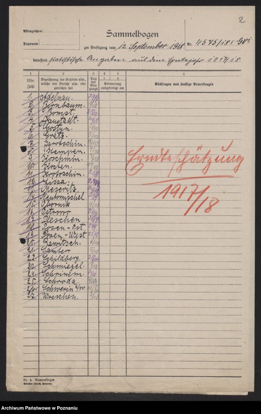 Obraz 4 z jednostki "[Statystyka zasiewów] - wykazy powiatowe"