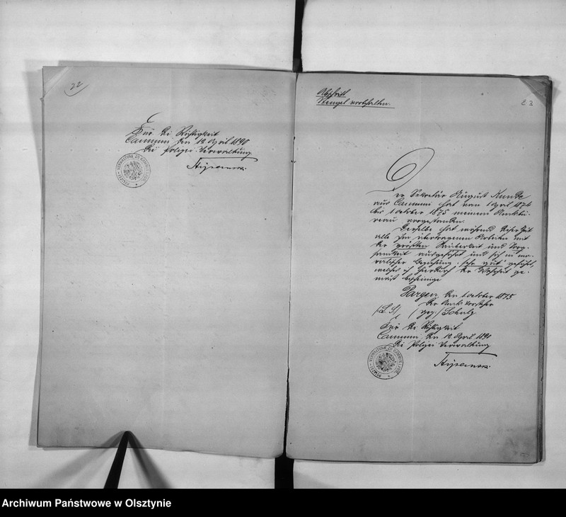 image.from.unit.number "Regierungs-Büreau-Diätar Kunde [August Karl Ferdinand]. 1. April 1895 Reg.[ierungs] Sekr.[etär] Assistent, 1. April 1896 Regierungssekretär, 15. November 1915 Regierungsrat"