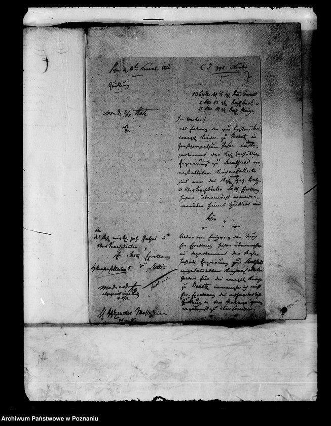 Obraz 12 z jednostki "Die Ausschreibung einer allgemeinen Kirchenkollekte zur Vollendung des Baues der abgebrannten evangelischen Kirche zu Brätz /Brójce/."