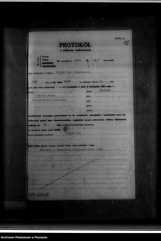 Obraz 19 z jednostki "Tartak parowy Kaliszewskiego we Wrześni nr woj. 6167"