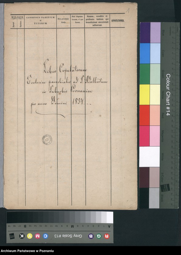 Obraz 3 z jednostki "Księga małżeństw"