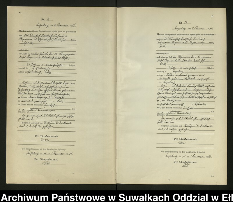 image.from.unit.number "[Sterbe - Register (Neben - Register) Standesamt Angerburg einschl. der Bezirke Gr. Strengeln, Kehlen und Prinowen]"