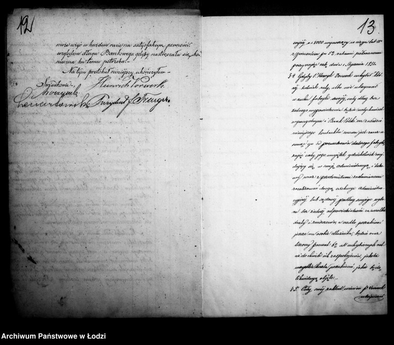 Obraz 12 z jednostki "Akta tyczące się pożyczki budowlanej Pana Henryka Vorwerka"