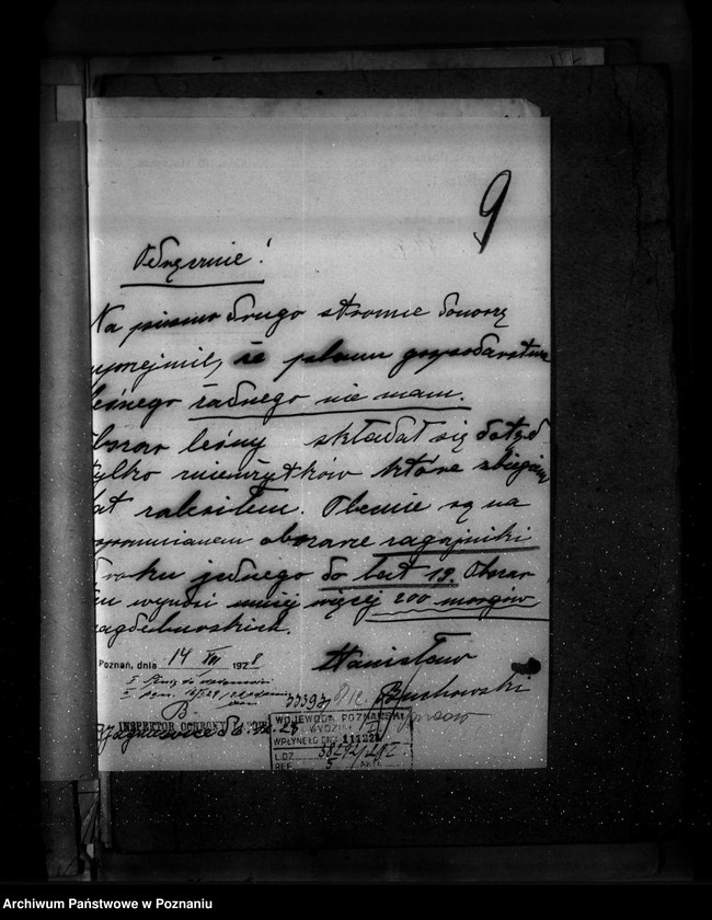 image.from.unit.number "Majętność leśna Jagniewice powiat wągrowiecki"