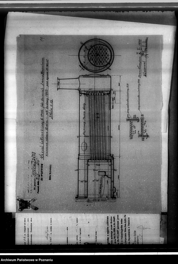 image.from.unit.number "Krochmalnia w Bronikowie pow. kościański W. Forstmann nr woj. kotła 2678"
