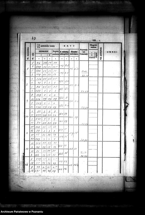 Obraz 13 z jednostki "Ustalenie granic rozparcelowanych części majątku Sławsk powiatu konińskiego"