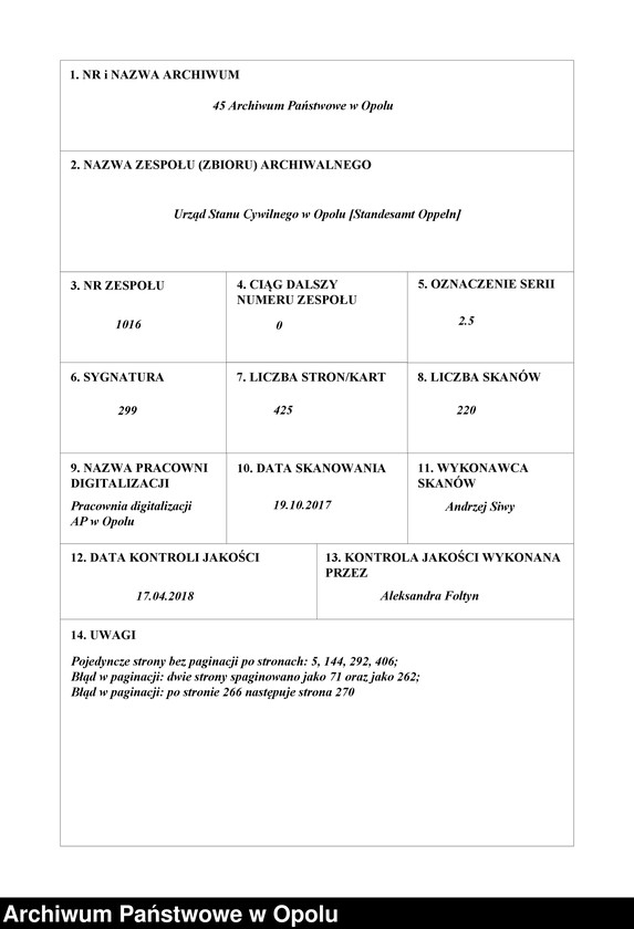 Obraz 1 z jednostki "[Rejestr zgonów] 1930 Tom I Nr 1-423"
