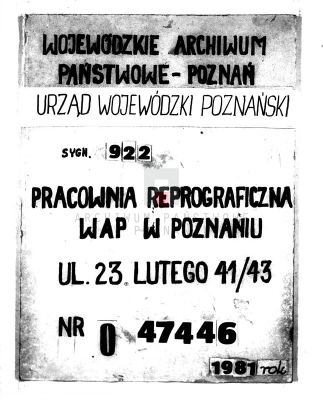 Obraz 1 z jednostki "/Stowarzyszenie Restauratorów i pokrewnych zawodów miasta stołecznego Poznania//"