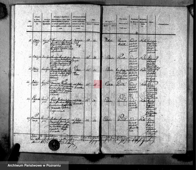 Obraz 16 z jednostki "Liber baptisatorum, copulatorum, mortuorum"