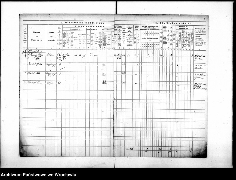 image.from.unit.number "Klassensteuerrolle nebst Eikommens - Nachweisung"
