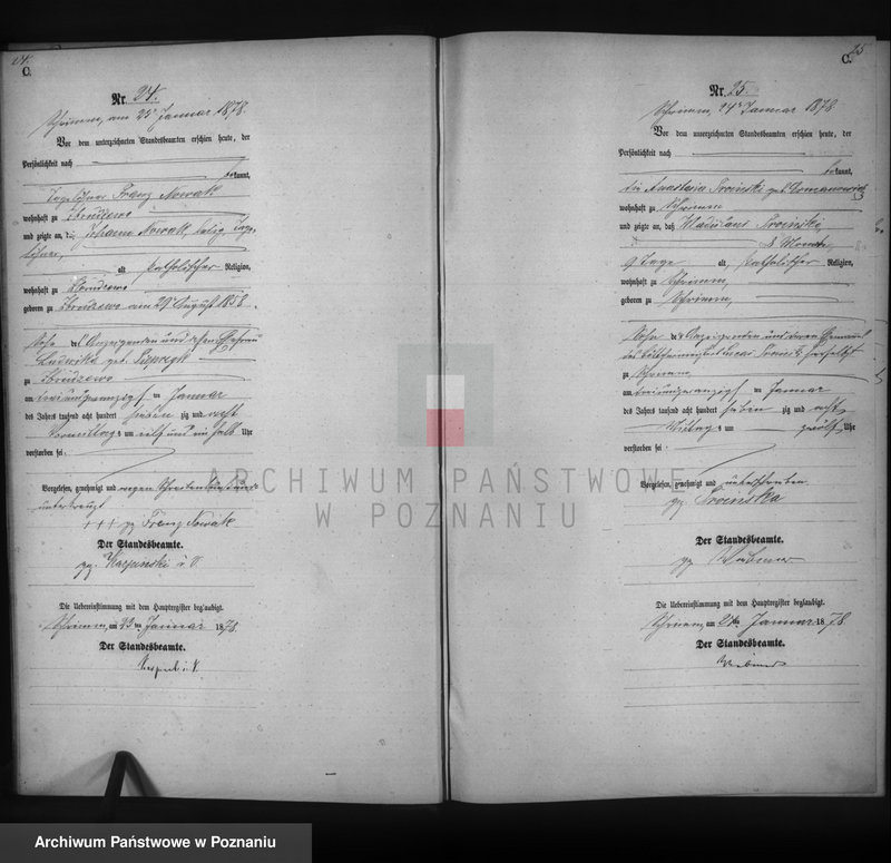 Obraz 14 z jednostki "Księga zgonów"