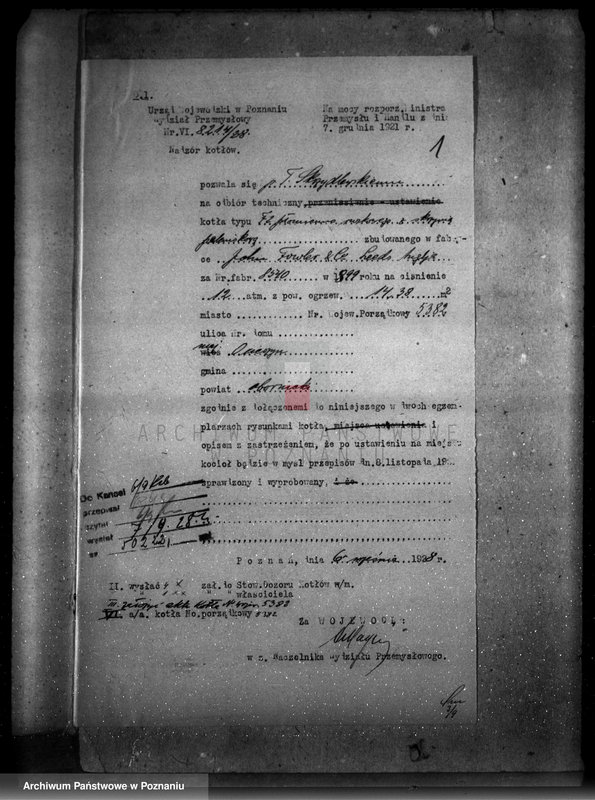 Obraz 5 z jednostki "Majętność Ocieszyn, własność Skrzydlewski nr woj. kotła 5382"