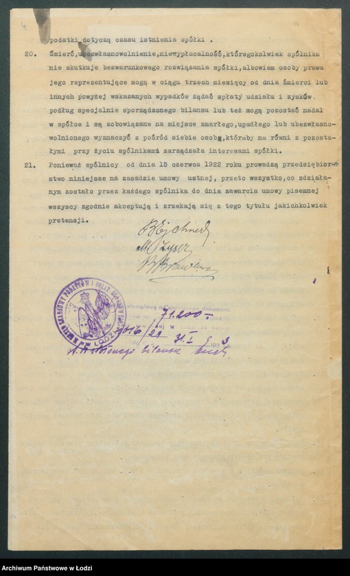 Obraz 6 z jednostki "Bernard Ejchner i S-ka – sprzedaż i wyrób manufaktury"