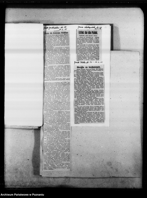 Obraz 18 z jednostki "Papież a Polska. Pomoc dla Polski [Wycinki prasowe]"