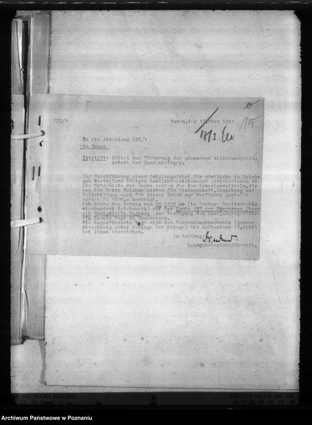 Obraz 19 z jednostki "Mitte; für die grenz- und volkstumspolitische Arbeit"