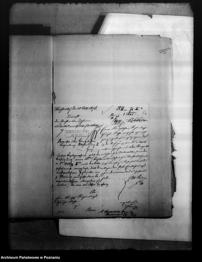 Obraz 20 z jednostki "Die Caution der Domänen-Pachters Wandelf zu Kaiserhof und des Oberamten Thunig deselbest /kaucje domeny Duszniki/"