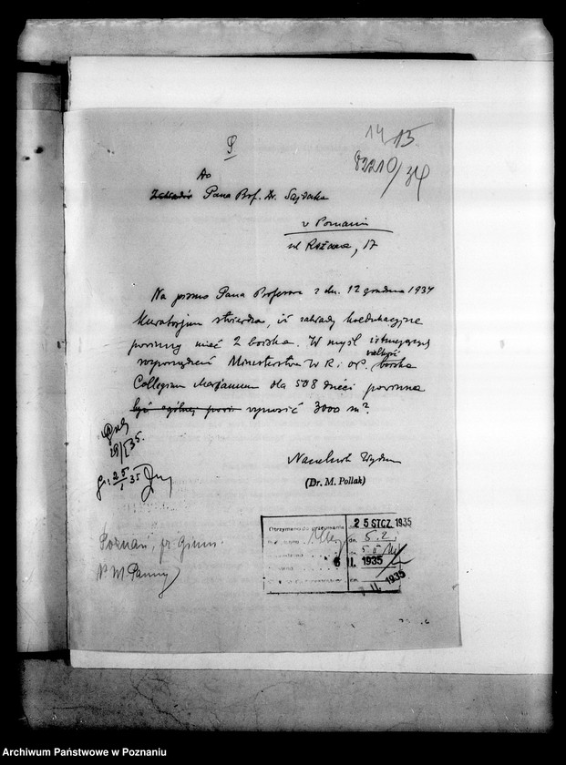 Obraz 18 z jednostki "Prywatne Gimnazjum męskie Najświętszej Marii Panny Poznań"