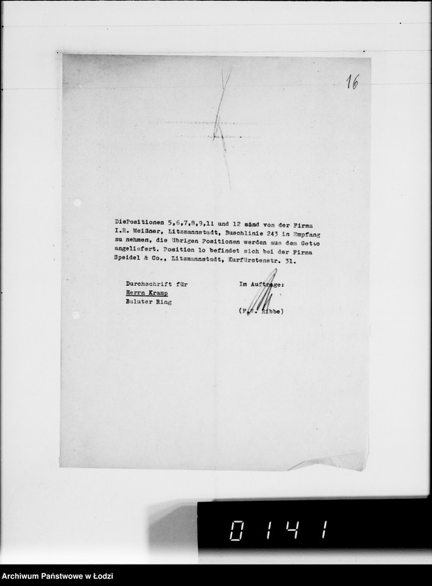 Obraz 20 z jednostki "Lumpen gegen Zellwolle [dostawa z Getta]"