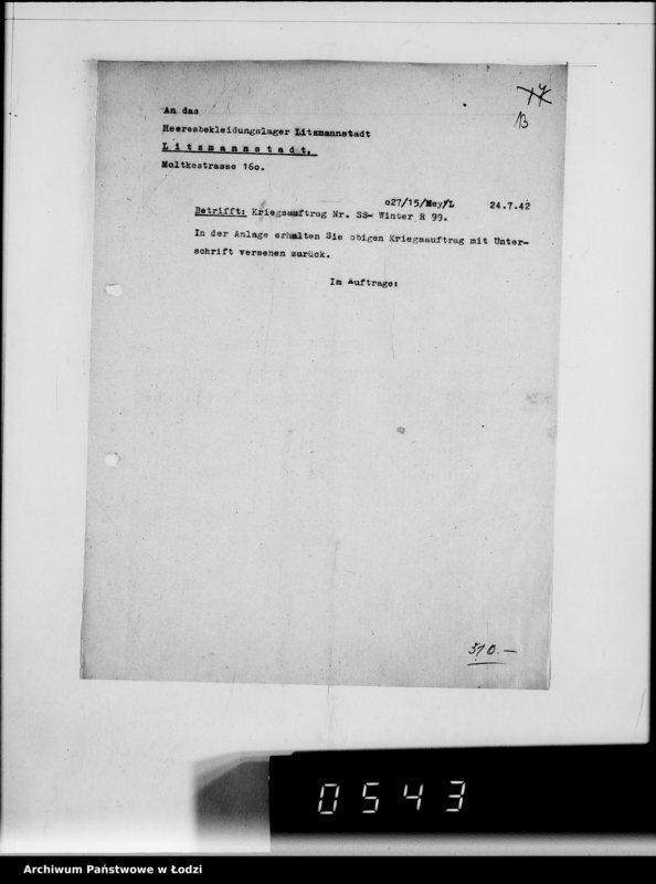 Obraz 19 z jednostki "5314 Kriegsauftrag R.99 SS-30 Winter Pelze HBA Posen"