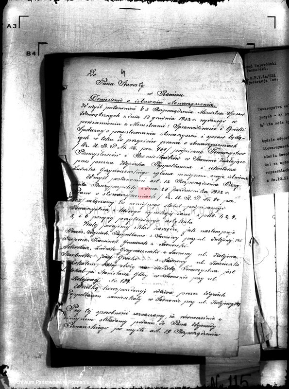 Obraz 8 z jednostki "/Towarzystwo Przemysłowców i Rzemieślników w Sarnowie/"