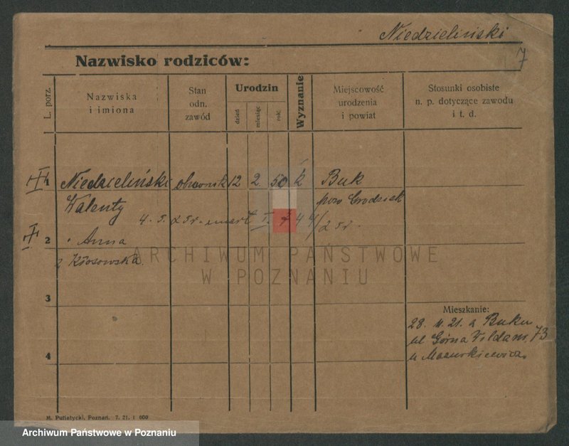 image.from.unit.number "Niedzielewski - Niemier"