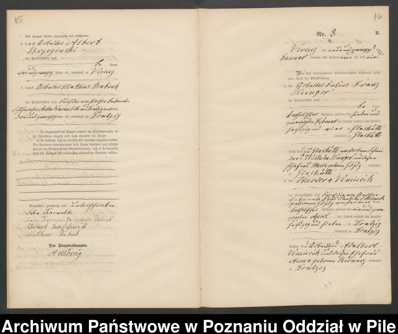 Obraz 11 z jednostki "Księga małżeństw"