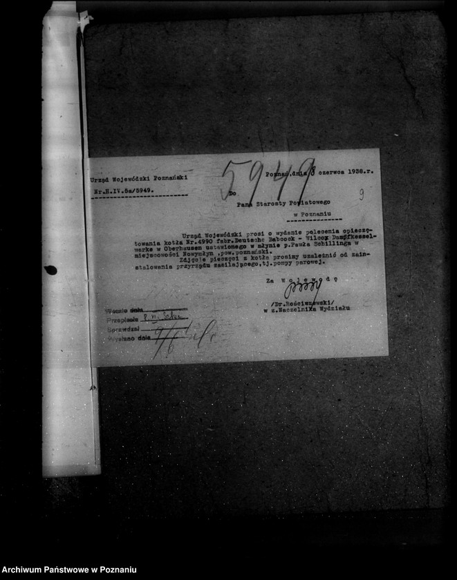 Obraz 13 z jednostki "Młyn P. Schillinga w Nowym Młlynie powiat poznański nr woj. 5949"