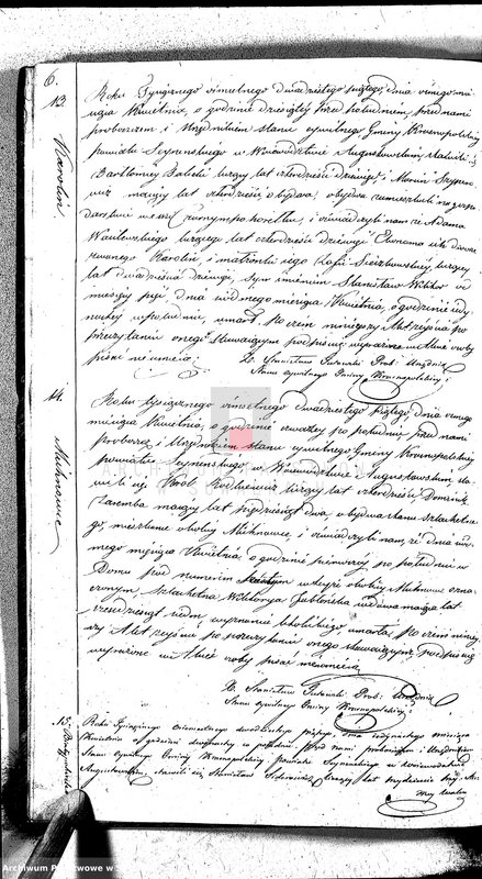 image.from.unit.number "Akta Zeszłych Gminy Krasnopolskiey Powiatu Seyneńskiego od 1-go Stycznia 1825. Województwo Augstowskie."