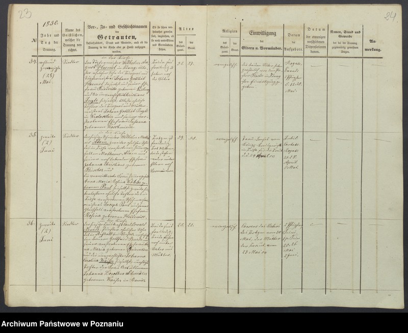 Obraz 15 z jednostki "Duplikat des Trauregisters"