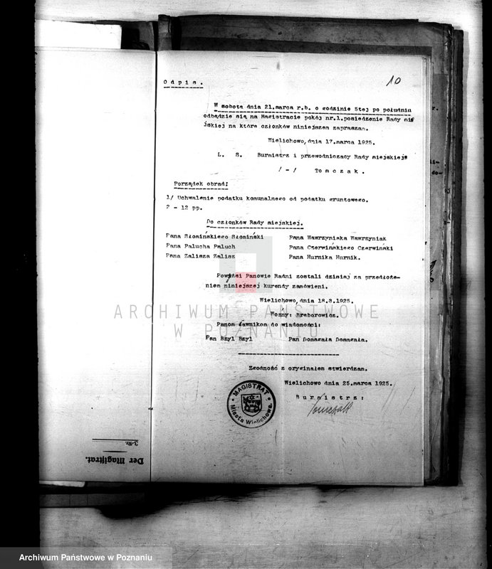 Obraz 14 z jednostki "Podatki Komunalne miasta Wielichowa /ustawa z dnia 11.8.1923 r. D.U.R.P. nr.94/"