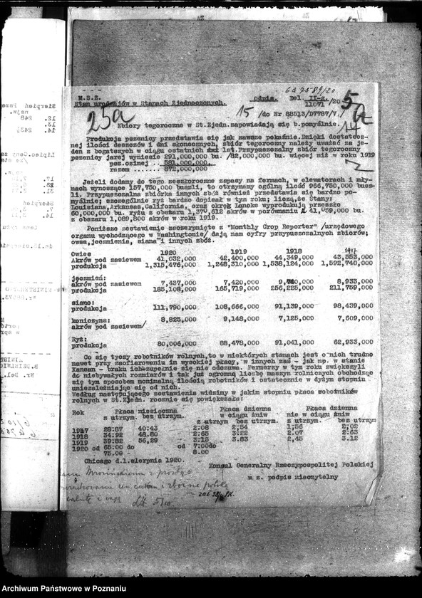 Obraz 19 z jednostki "Sprawy szczegółowo-administracyjne Ceny produktów rolnych za granicą"