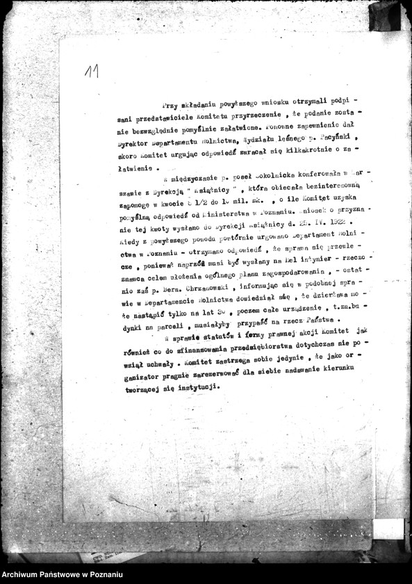 Obraz 15 z jednostki "Opcje, sprawy kolonizacyjne, przewłaszczenia, eksmisje kolonistów [organizacyjne i parcelacyjne]"