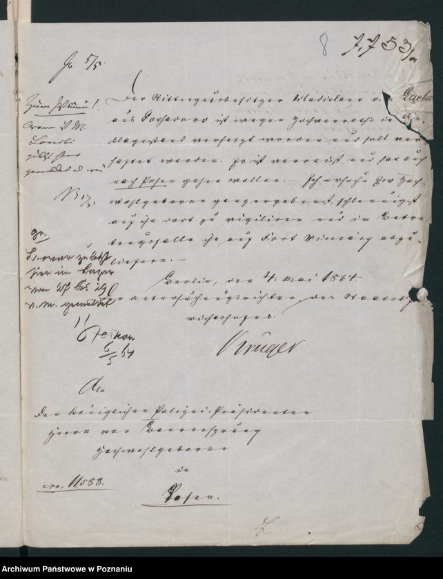 Obraz 12 z jednostki "A. betr. Wladislaus von Łącki auf Posadowo /Bemühungen um Grafentitel/ - auch Stefan und Anton"