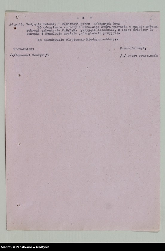 image.from.unit.number "Protokoły zebrań wyborczych /1950-1951/, posiedzeń plenarnych, egzekutywy, narad aktywu partyjnego, plany pracy, sprawozdania, ankiety sprawozdawcze /1949-1954/ Komitetu Gminnego PZPR"